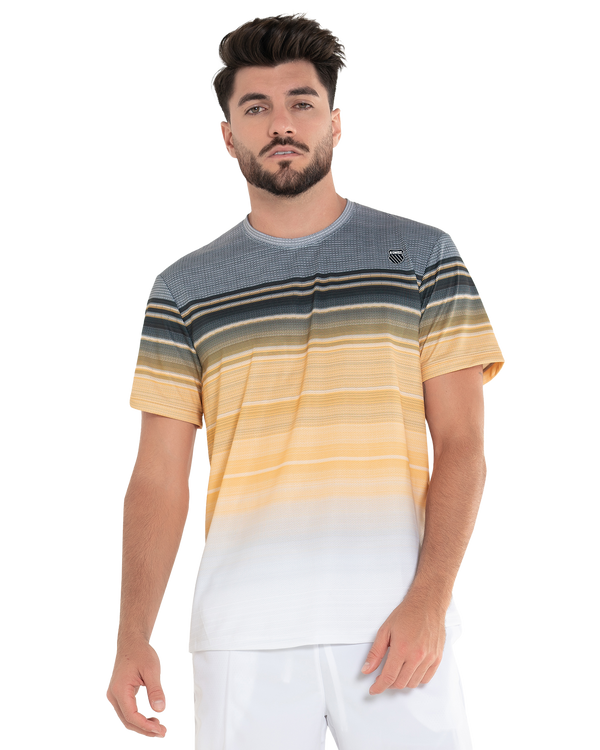107724-767 | RADIANT STRIPE S/S T-SHIRT | AMBER