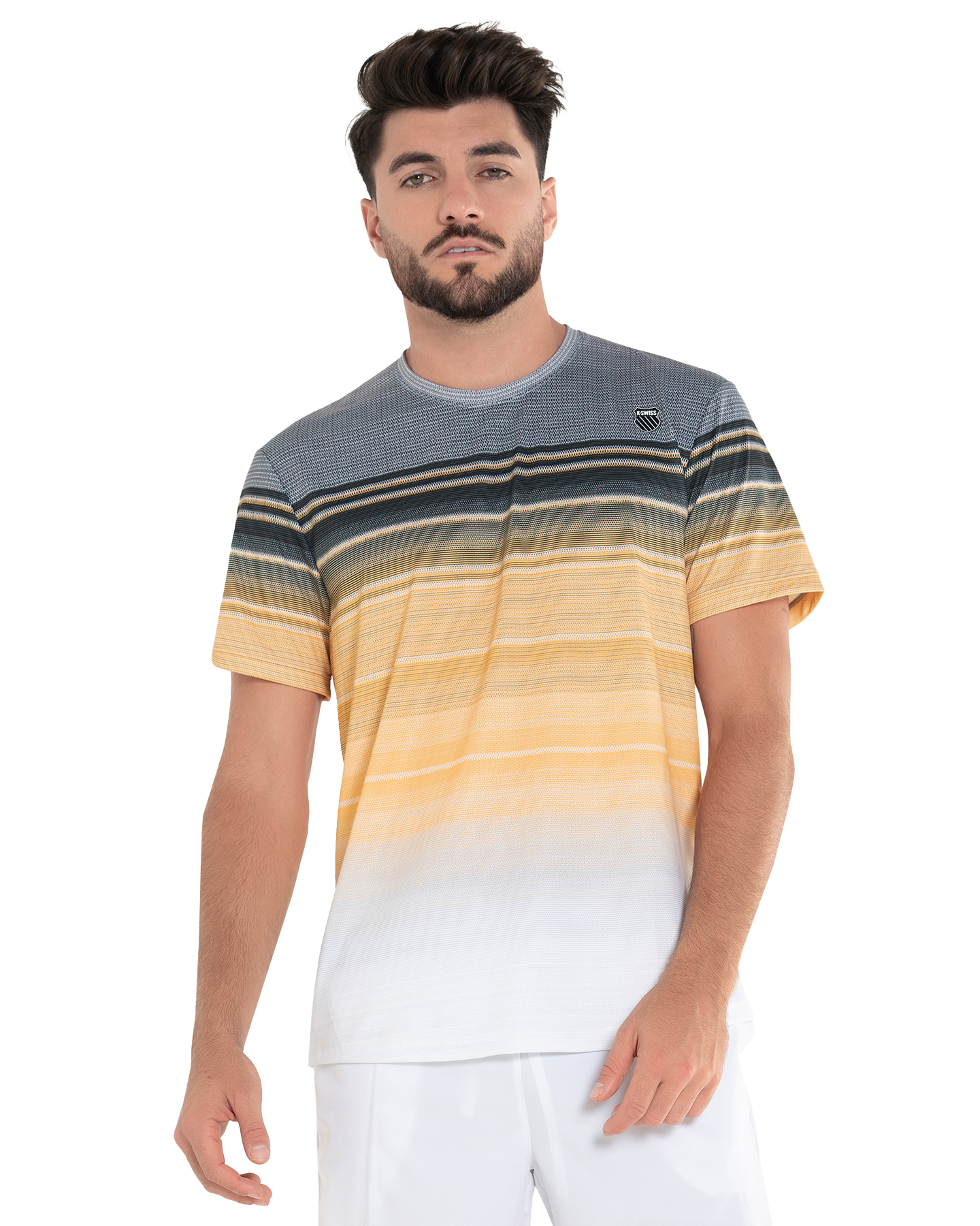 107724-767 | RADIANT STRIPE S/S T-SHIRT | AMBER
