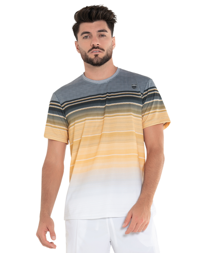 107724-767 | RADIANT STRIPE S/S T-SHIRT | AMBER