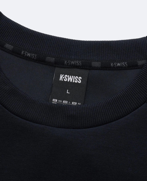 1713350-008 | K- SWISS X ANDREY RUBLEV UNISEX LOGO SWEATSHIRT | BLACK - K-Swiss EU - 5