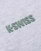 1713351-099 | K- SWISS X ANDREY RUBLEV UNISEX LOGO HOODIE | GREY