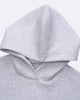 1713351-099 | K- SWISS X ANDREY RUBLEV UNISEX LOGO HOODIE | GREY