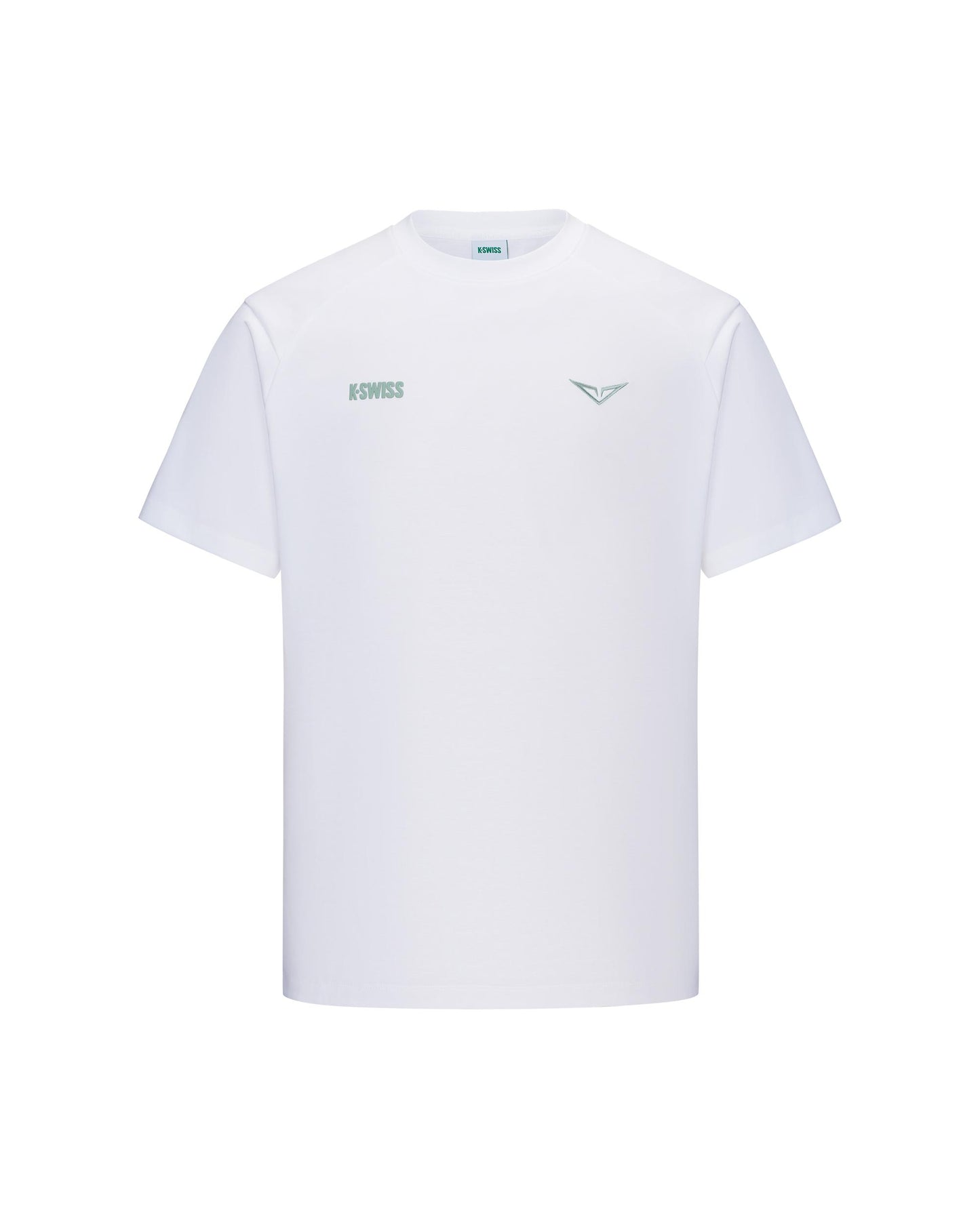 1713352-101 | K- SWISS X ANDREY RUBLEV UNISEX LOOSE FIT T-SHIRT | WHITE