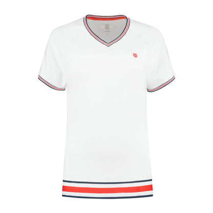 194228-100 | WOMENS HERITAGE SPORT TEE | WHITE