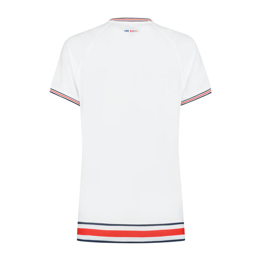 194228-100 | WOMENS HERITAGE SPORT TEE | WHITE