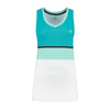 194253-988 | WOMENS HYPERCOURT STRIPE TOP | ARUBA BLUE / ALGIERS BLUE / WHITE