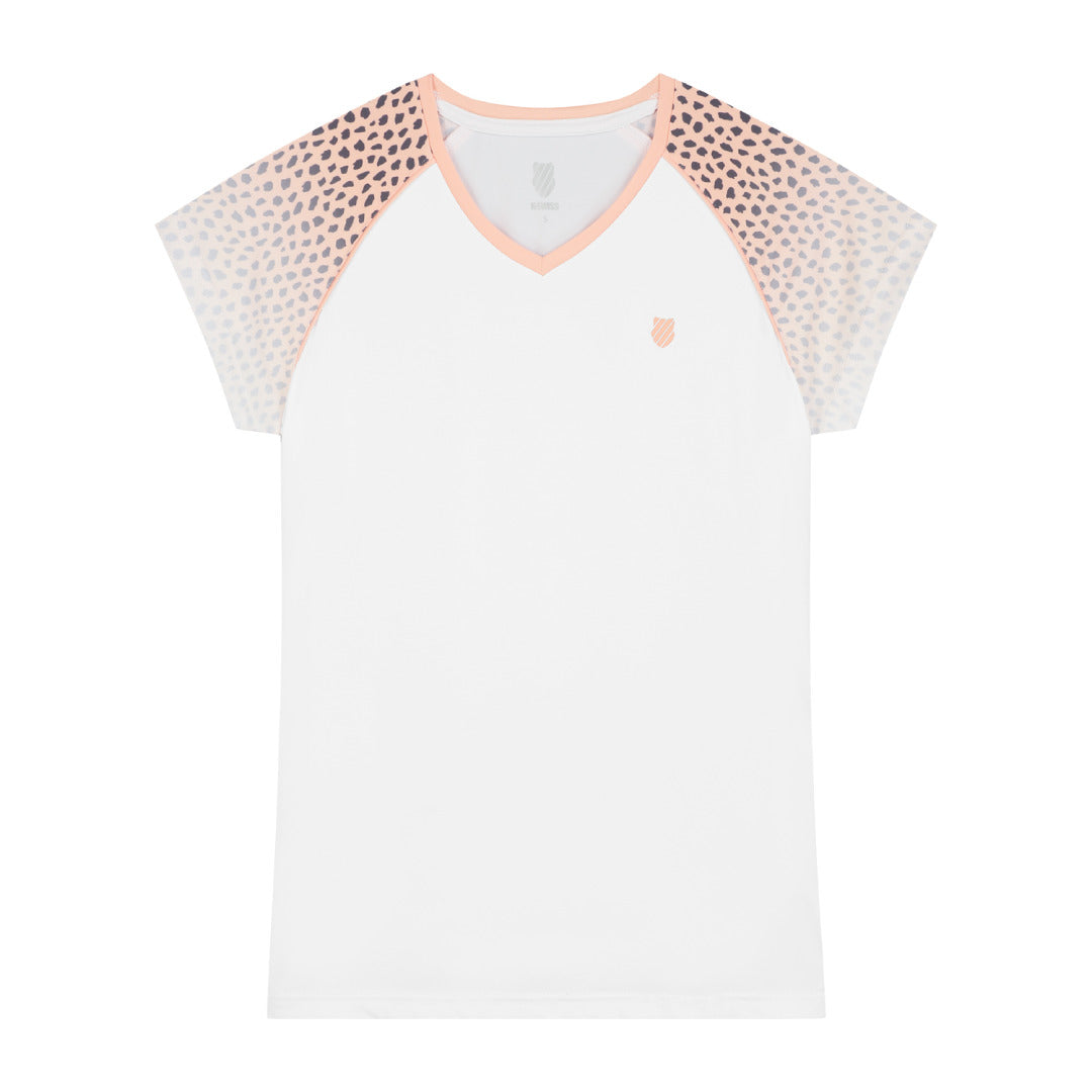 194933-123 | HYPERCOURT TOP | WHITE / PANTHER PRINT