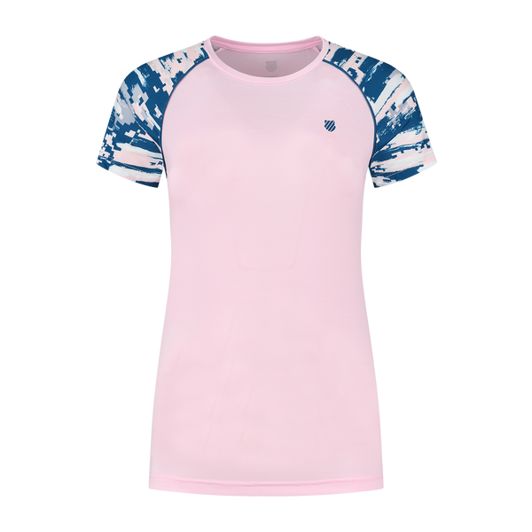 195813-671 | HYPERCOURT ROUND NECK TOP MELANGE