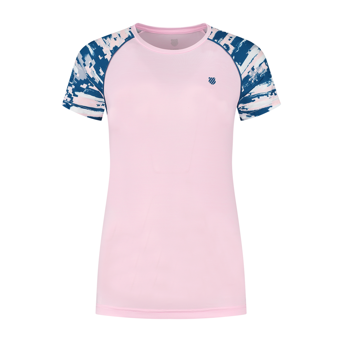 195813-671 | HYPERCOURT ROUND NECK TOP MELANGE