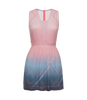 196046-466 | DEEP V PLEATED DRESS | SILVERLAKE BLUE