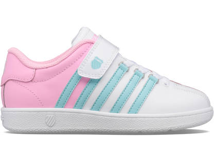 53446-121-M | CLASSIC VN VLC | WHITE/BUBBLEGUM/TANGR TURQUOISE