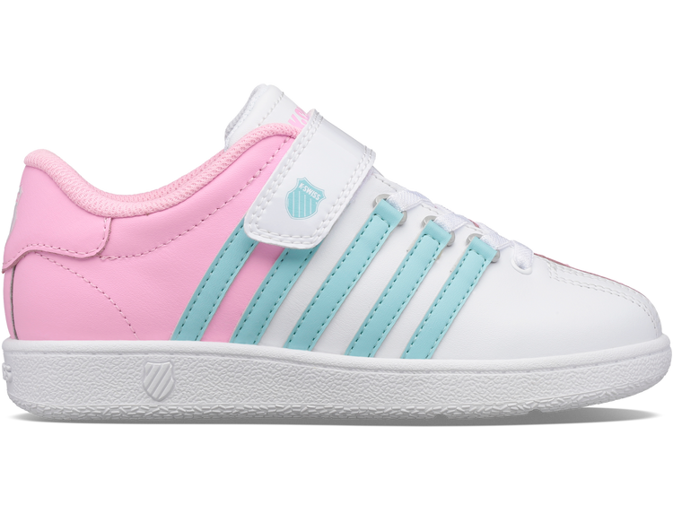 53446-121-M | CLASSIC VN VLC | WHITE/BUBBLEGUM/TANGR TURQUOISE