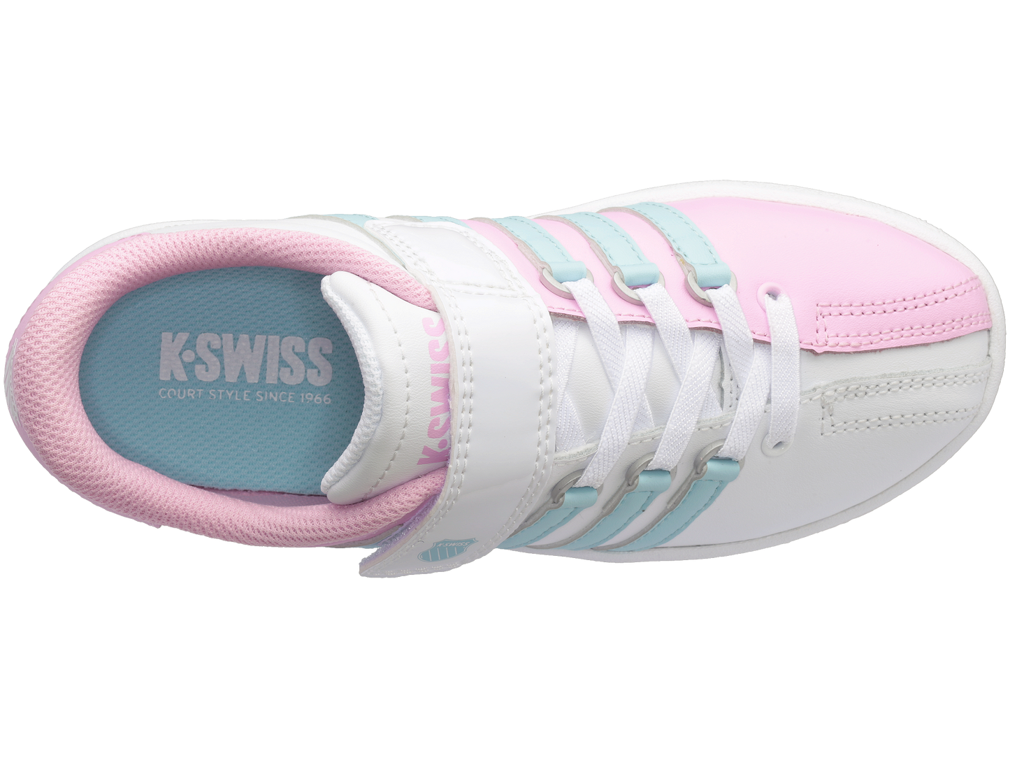53446-121-M | CLASSIC VN VLC | WHITE/BUBBLEGUM/TANGR TURQUOISE