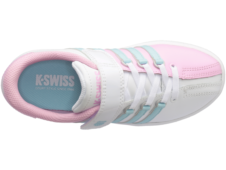 53446-121-M | CLASSIC VN VLC | WHITE/BUBBLEGUM/TANGR TURQUOISE