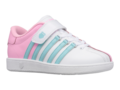 53446-121-M | CLASSIC VN VLC | WHITE/BUBBLEGUM/TANGR TURQUOISE