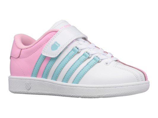 53446-121-M | CLASSIC VN VLC | WHITE/BUBBLEGUM/TANGR TURQUOISE
