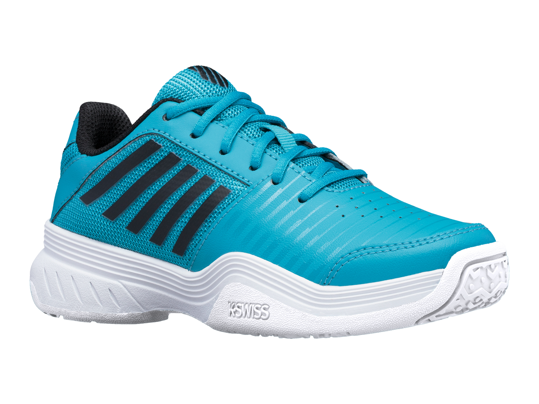 CHAUSSURES DE TENNIS HOMME Terre Battue - KSWISS COURT EXPRESS BLANC BLEU K-SWISS CHAUSSURES DE TENNIS HOMME Terre Battue - KSWISS COURT EXPRESS BLANC BLEU K-SWISS
