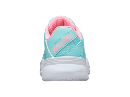 56609-437-M | COURT EXPRESS OMNI | ARUBA BLUE/SOFT NEON PINK/WHITE