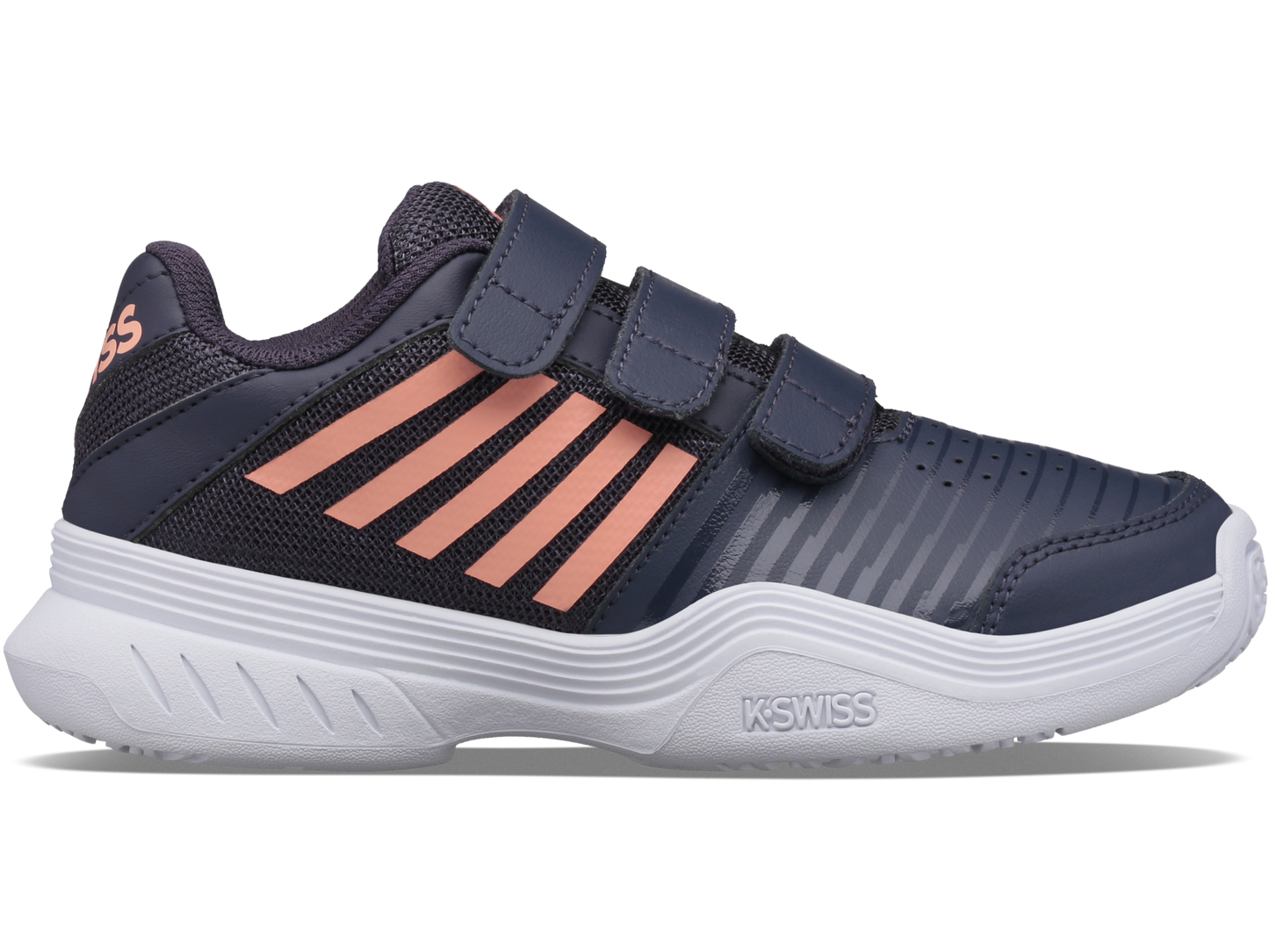 56610-034-M | COURT EXPRESS STRAP OMNI | GRAYSTONE/PEACH NECTAR/WHITE