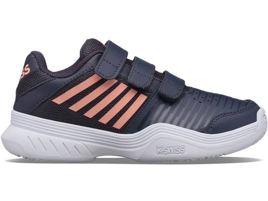 56610-034-M | COURT EXPRESS STRAP OMNI | GRAYSTONE/PEACH NECTAR/WHITE