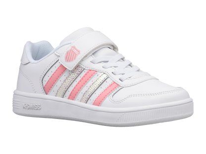 57006-142-M | COURT PALISADES STRAP | WHITE/FLAMINGO/DISCO