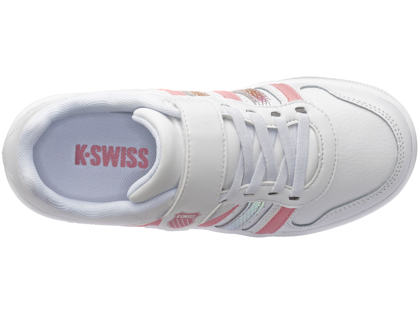 57006-142-M | COURT PALISADES STRAP | WHITE/FLAMINGO/DISCO
