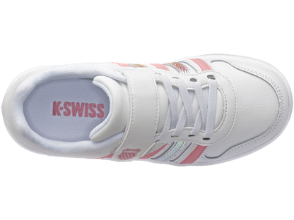 57006-142-M | COURT PALISADES STRAP | WHITE/FLAMINGO/DISCO