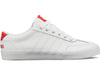 75487-160-M | ADDISON VULC LTR | WHITE/HIGH RISK RED