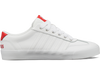 75487-160-M | ADDISON VULC LTR | WHITE/HIGH RISK RED