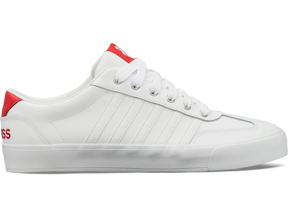 75487-160-M | ADDISON VULC LTR | WHITE/HIGH RISK RED