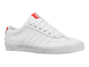 75487-160-M | ADDISON VULC LTR | WHITE/HIGH RISK RED