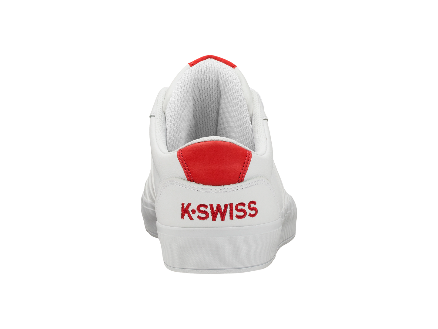 75487-160-M | ADDISON VULC LTR | WHITE/HIGH RISK RED