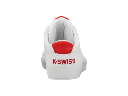 75487-160-M | ADDISON VULC LTR | WHITE/HIGH RISK RED