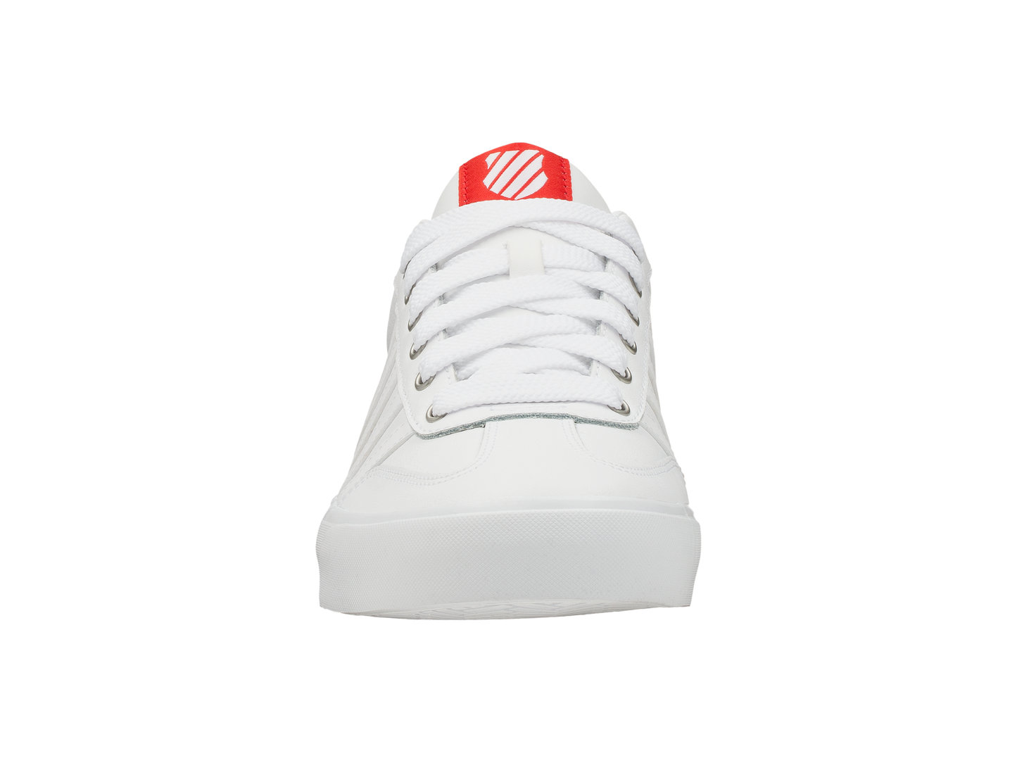 75487-160-M | ADDISON VULC LTR | WHITE/HIGH RISK RED