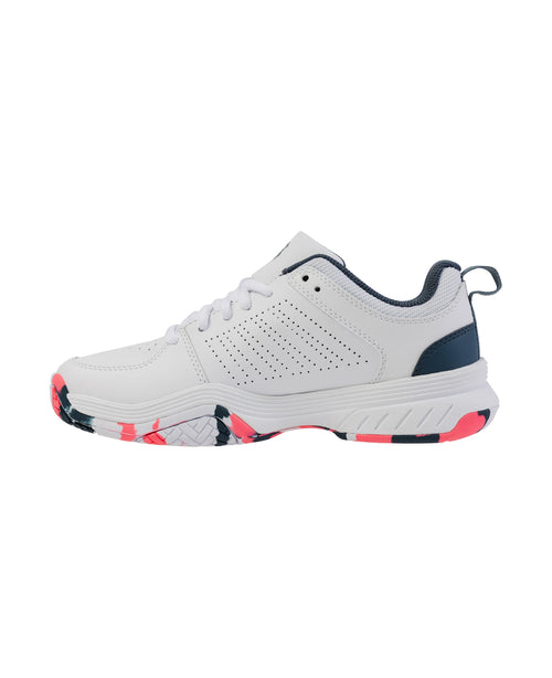 84428-129-M | COURT EXPRESS 2 | WHITE/STARGAZER/NEON BLAZE - K-Swiss EU - 5