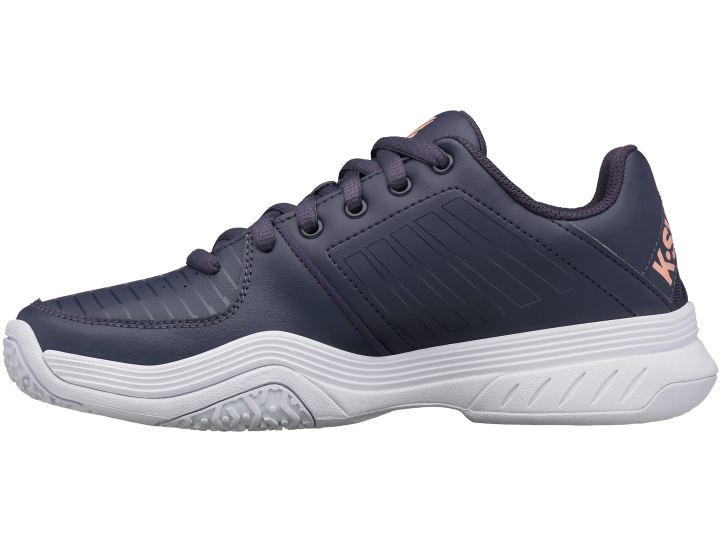 86609-034-M | COURT EXPRESS OMNI | GRAYSTONE/PEACH NECTAR/WHITE