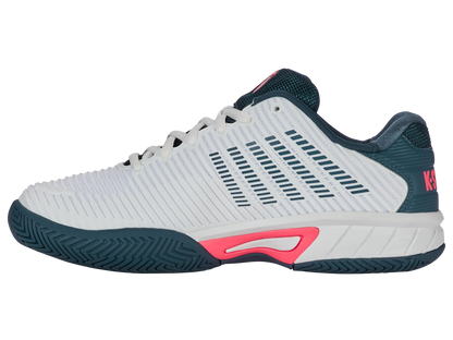 86613-129-M | HYPERCOURT EXPRESS 2 | WHITE/STARGAZER/NEON BLAZE