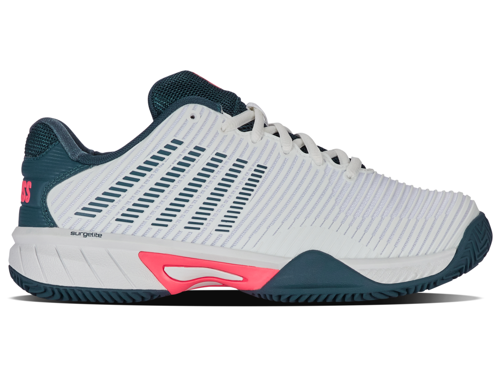 86614-129-M | HYPERCOURT EXPRESS 2 CLAY | WHITE/STARGAZER/NEON BLAZE