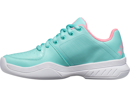 86934-437-M | COURT EXPRESS CARPET | ARUBA BLUE/SOFT NEON PINK/WHITE