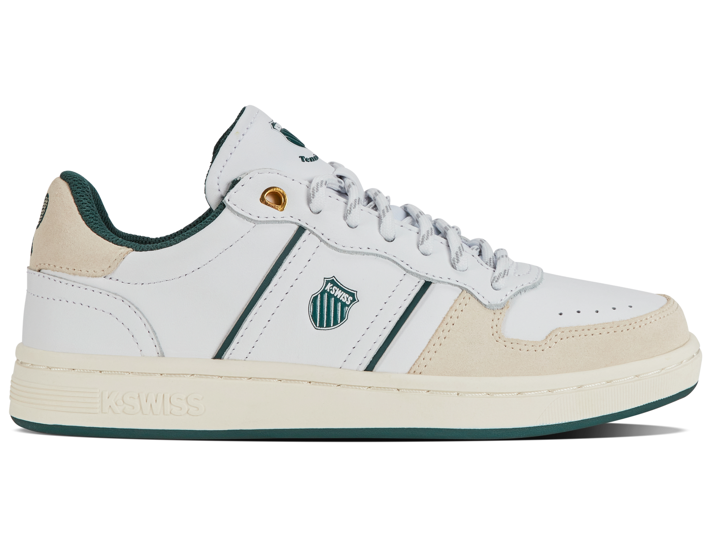94403-128-M | LOZAN MATCH TC | WHITE/RAIN FOREST/EGRET