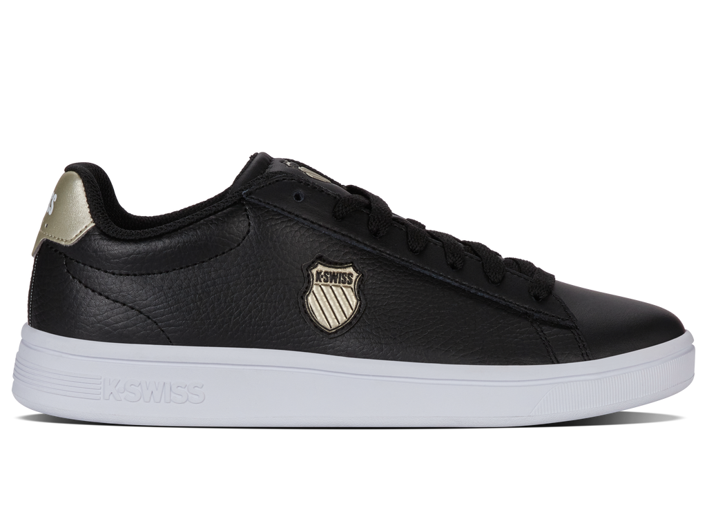 94412-015-M | COURT SHIELD II | BLACK/CHAMPAGNE/WHITE