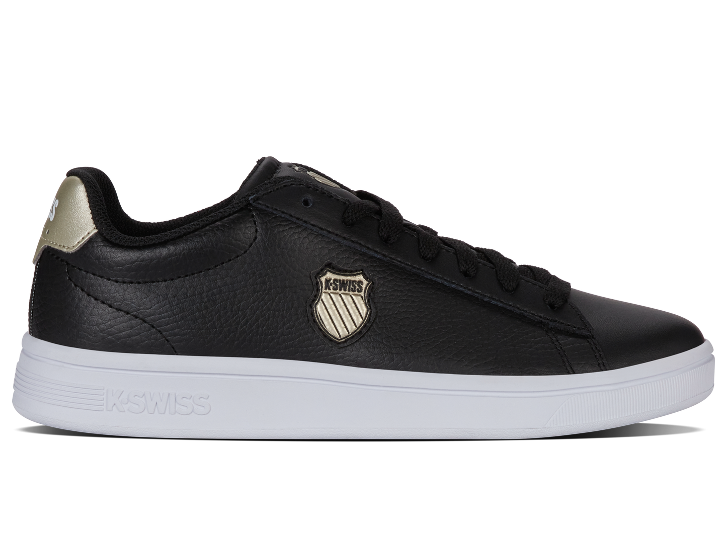 94412-015-M | COURT SHIELD II | BLACK/CHAMPAGNE/WHITE