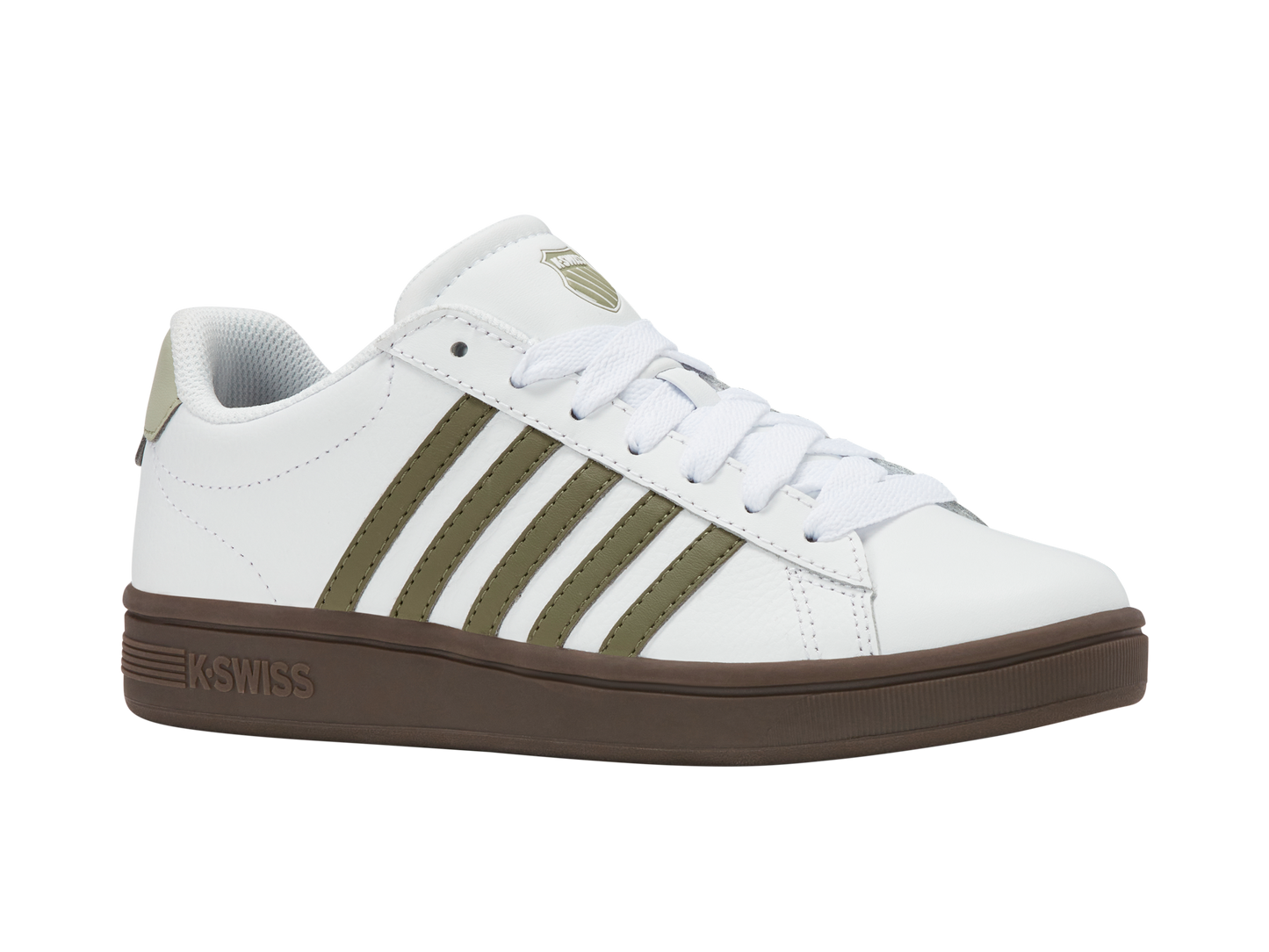 94413-152-M | COURT TIEBREAK II | WHITE/BURNT OLIVE/COLA GUM/ALFALFA