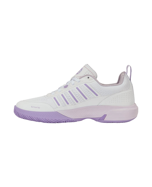 94436-160-M | ULTRA COURT PADEL | WHITE/ORCHID HUSH/PURPLE - K-Swiss EU - 5