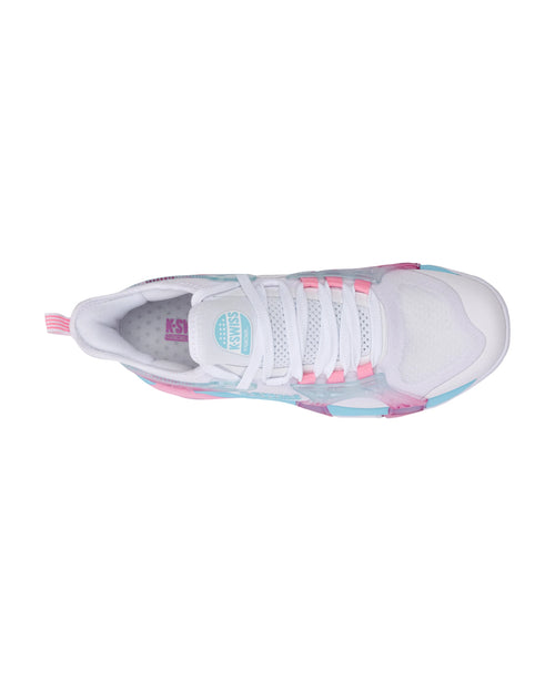 94597-146-M | K-FRAME PADEL | WHITE/SOFT NEON BLUE/NEON BUBLE GUM - K-Swiss EU - 7