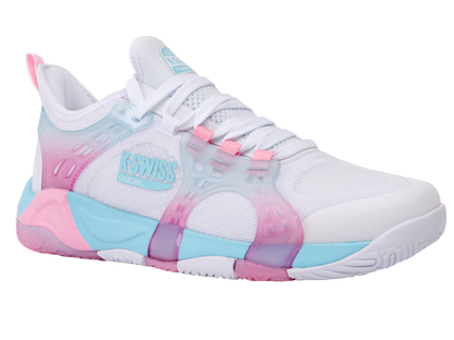 94597-146-M | K-FRAME PADEL | WHITE/SOFT NEON BLUE/NEON BUBLE GUM