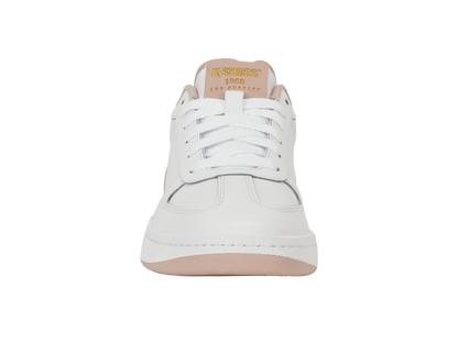 94734-103-M | COURT VARSITY | WHITE/LEOPARD/GOLD