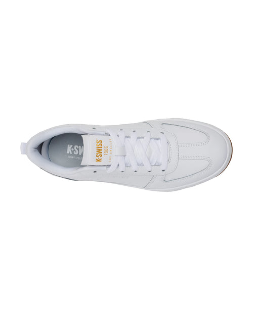 94734-199-M | COURT VARSITY | WHITE/GOLD/LIGHT GUM - K-Swiss EU - 8