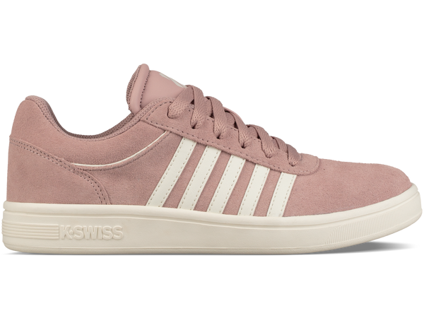 95676-624-M | WOMENS COURT CHESWICK SDE | PALE MAUVE/SNOW WHITE
