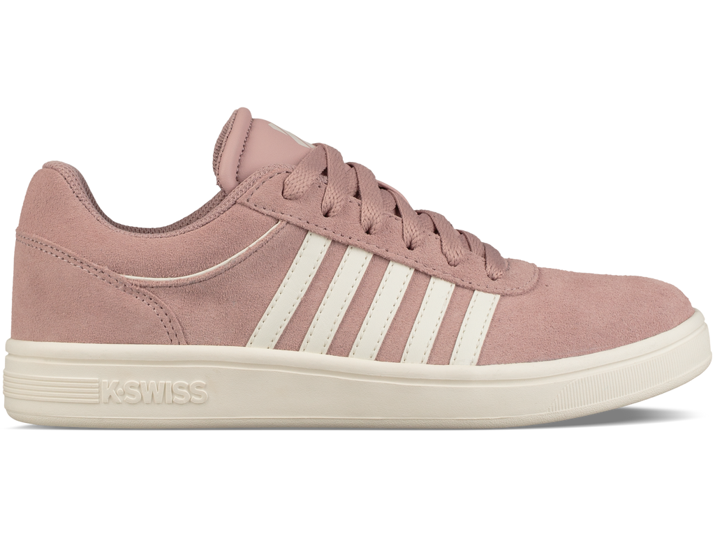 95676-624-M | WOMENS COURT CHESWICK SDE | PALE MAUVE/SNOW WHITE